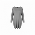 New Long Sleeve Bamboo Dress – Gray – Size S