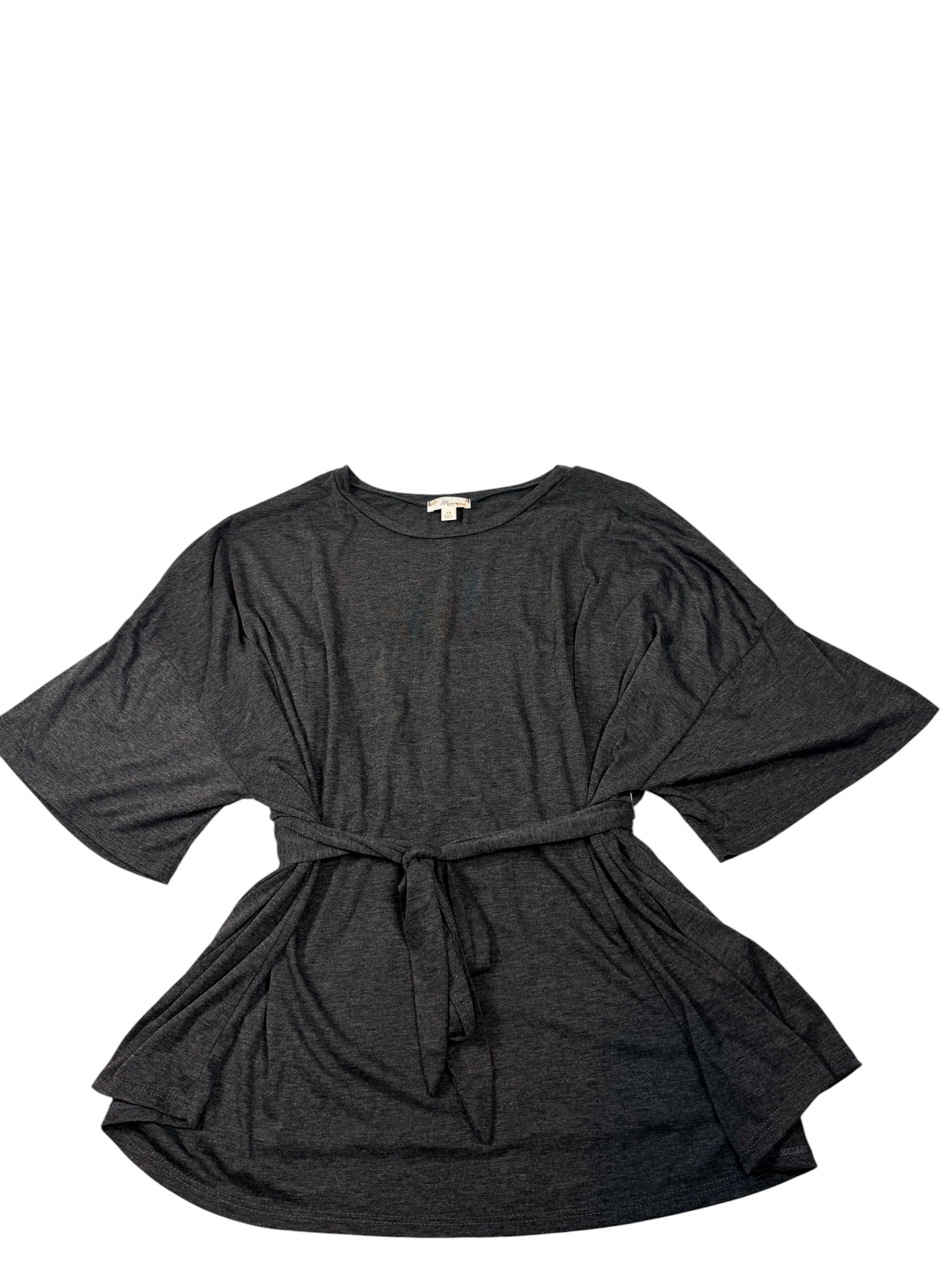 New With Tags Short Sleeve Tee - Charcoal - Size 1X