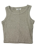New With Tags Ribbed Crop Tank - Neutral- Size S